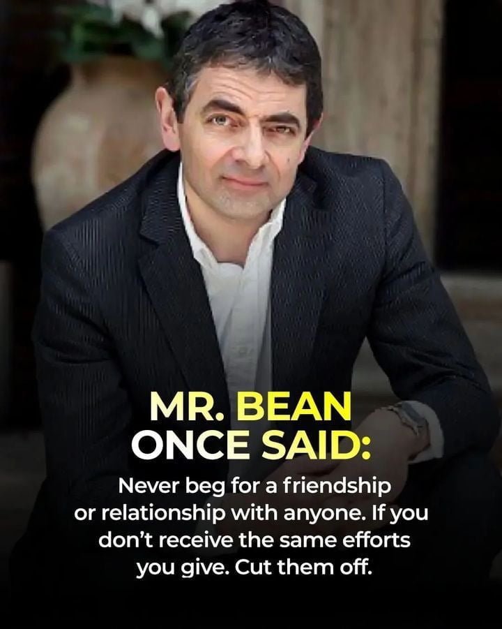 MR. BEAN ONCE SAID - discoverstoryscape.com